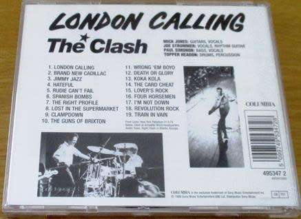THE CLASH London Calling Remastered CD