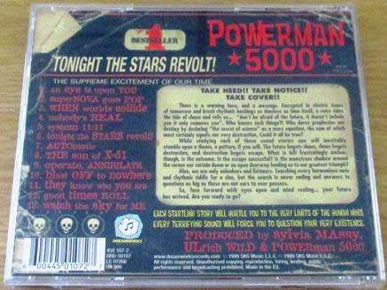 POWERMAN 5000 Tonight the Stars Revolt CD
