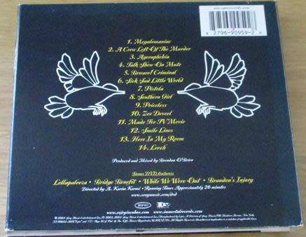 INCUBUS A Crow Left of the Murder Digipak CD+DVD