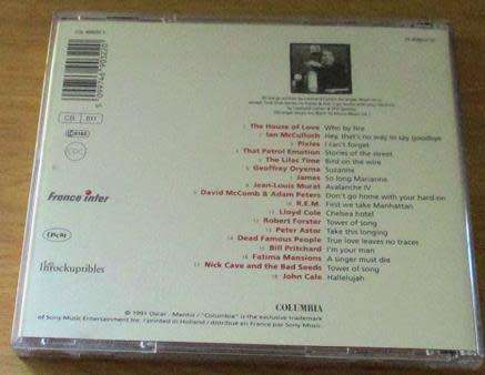 I`M YOUR FAN The Songs of Leonard Cohen CD Pixies REM House of Love James John Cale