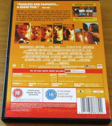 CULT FILM: CITY OF GOD DVD [BBOX 12]