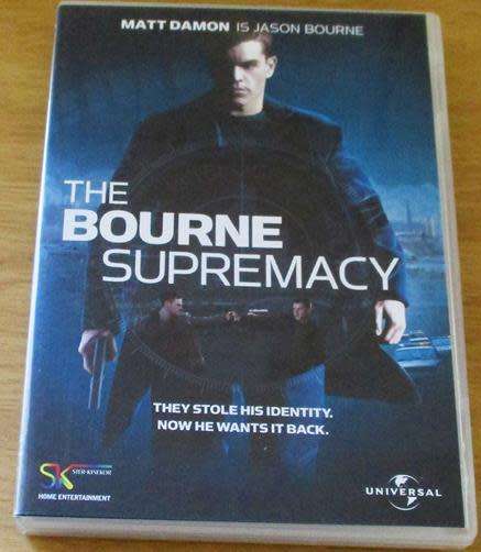 CULT FILM: THE BOURNE SUPREMACY DVD Matt Damon [BBOX 12]