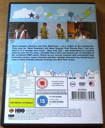 CULT FILM: FLIGHT OF THE CONCHORDS DVD [BBOX 10]