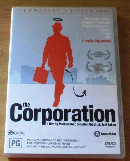 CULT FILM: THE CORPORATION DVD [BBOX 10]