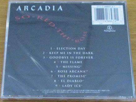 ARCADIA So Red the Rose CD [Duran Duran 80`s side project]