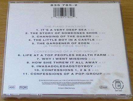 THE STYLE COUNCIL Confessions of a Pop Group CD  [Shelf H]