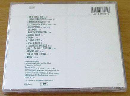 THE STYLE COUNCIL The Singular Adventures of the Style Council Greatest Hits Vol.1  CD  [Shelf H]