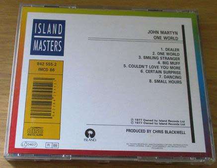 JOHN MARTYN One World CD