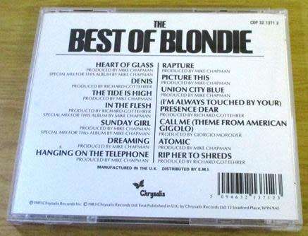 BLONDIE The Best of Blondie CD [msr]