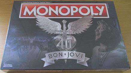 BON JOVI 40th Anniversary MONOPOLY Board Game