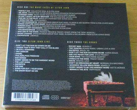 The Many Faces of ELTON JOHN Digipak 3xCD [Zx1]