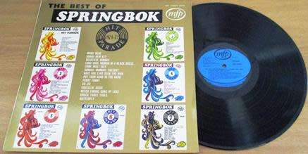THE BEST OF SPRINGBOK HIT PARADE 1971-72 LP VINYL record [H]