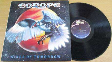 EUROPE Wings of Tomorrow LP VINYL record [H]