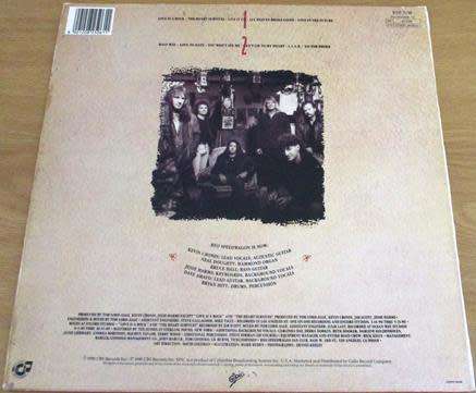 REO SPEEDWAGON The Earth, A Small Man his Dog and a Chicken 1990 LP VINYL record [H]