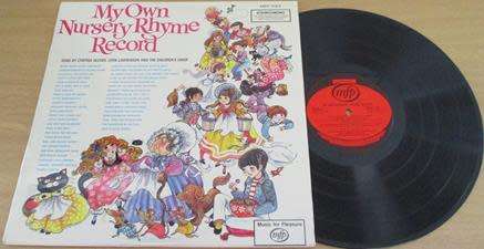 MY OWN NURSERY RHYME RECORD Sung by Cynthia Glover John Lawrenson LP VINYL record [H]
