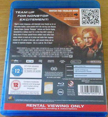 THE A-TEAM Liam Neeson Bradley Cooper BLU RAY