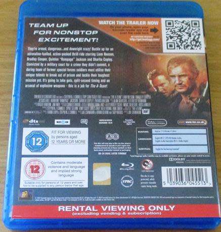 THE A-TEAM Liam Neeson Bradley Cooper BLU RAY