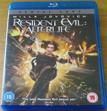 RESIDENT EVIL: AFTERLIFE Milla Jovovich BLU RAY