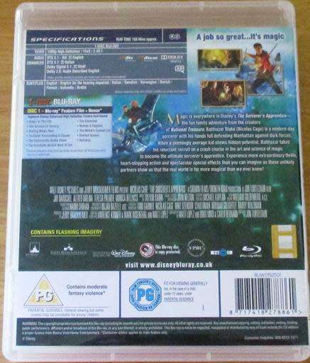 THE SORCERER`S APPRENTICE BLU RAY