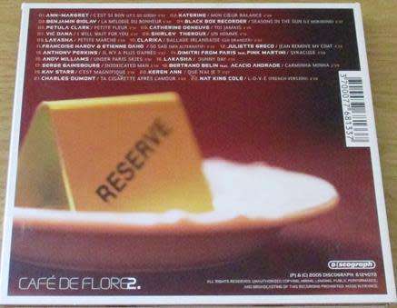 CAFE DE FLORE 2 CD  [Shelf H]
