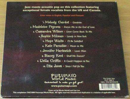 PUTAMAYO presents WOMEN OF JAZZ CD  [Shelf H]
