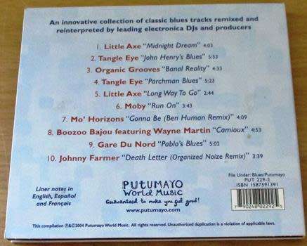 PUTAMAYO presents BLUES LOUNGE CD  [Shelf H]