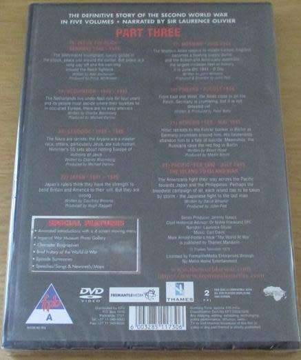 THE WORLD AT WAR PART 3 IN A SERIES OF 5 DVD [Shelf H]