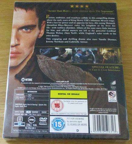 THE TUDORS The Complete First Season DVD [Shelf H]