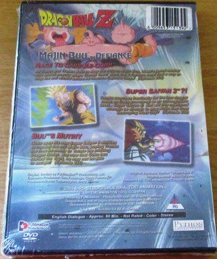 DRAGONBALL Z Majin Buu-Defiance DVD [Shelf H] REGION 2
