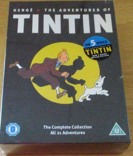 ADVENTURES OF TINTON BOXSET DVD [Shelf H] REGION 2