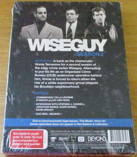 WISEGUY Season 2 DVD [Shelf H] REGION 1
