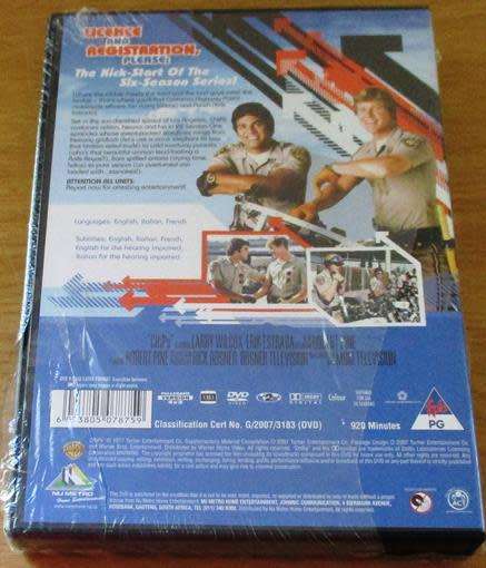 CHIPS SEASON 1 DVD [Shelf H]