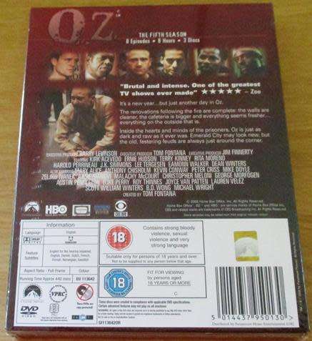 OZ Season 5 DVD [Shelf H]