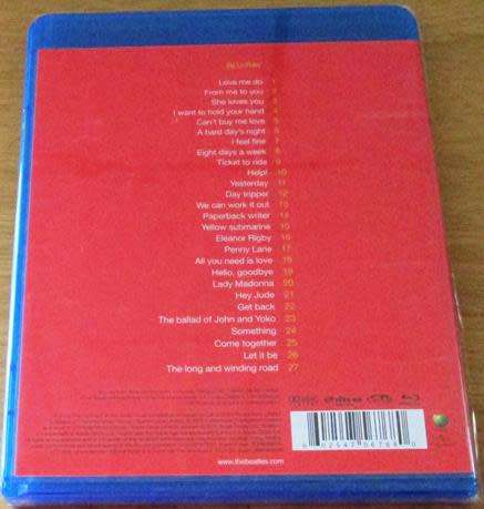 THE BEATLES 27 No.1s BLU RAY [Shelf H]