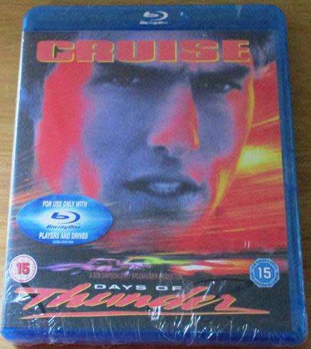DAYS OF THUNDER BLU RAY Tom Cruise [Shelf H]