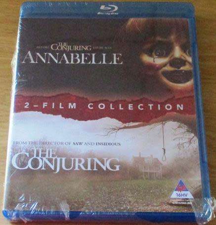 THE CONJURING / ANNABELLE 2 FILM COLLECTION BLU RAY [Shelf H]