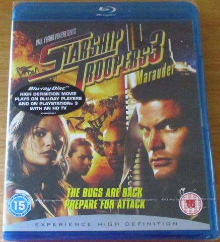 STARSHIP TROOPERS 3 Marauder BLU RAY [Shelf H]