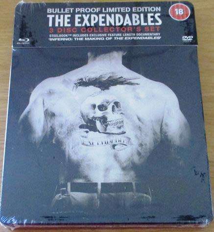 THE EXPENDABLES 3 DISC STEELBOOK BLU RAY [Shelf H]