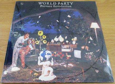 WORLD PARTY Private Revolution LP VINYL Record [Karl Wallinger ex Waterboys]