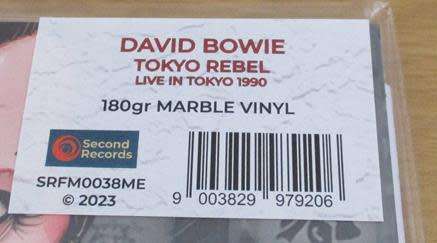 DAVID BOWIE Tokyo Rebel GREY MARBLED 2xLP VINYL Record