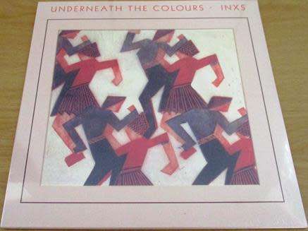 INXS Underneath The Colours LP VINYL RECORD