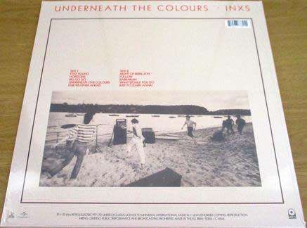 INXS Underneath The Colours LP VINYL RECORD