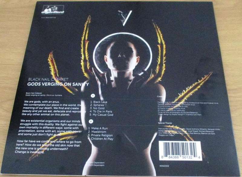 BLACK NAIL CABARET Gods Verging On Sanity VINYL LP Record