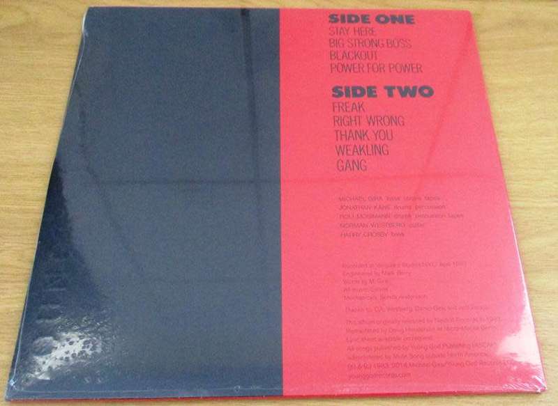 SWANS Filth LP VINYL RECORD
