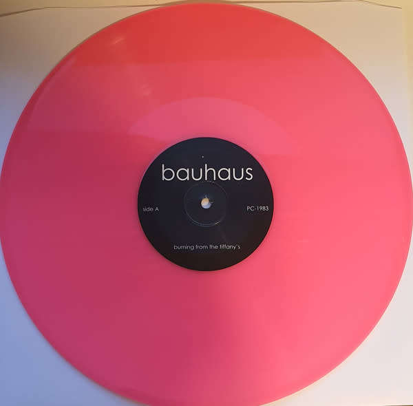 BAUHAUS Live At Tiffanys, Glasgow, Scotland June 27th, 1983 FM Broadcast PINK LP VINYL Record