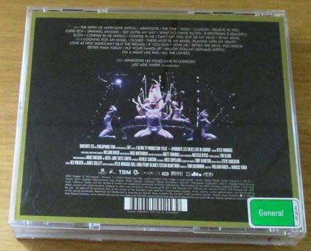 KYLIE MINOGUE Aphrodite Les Folies (Live In London) 2xCD+DVD