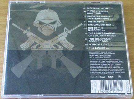 IRON MAIDEN A Matter Of Life And Death Cat# CDEMCJ (WF) 6322