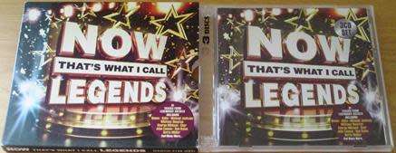 NOW THAT`S WHAT I CALL LEGENDS 3xCD [Shelf V x 3] George Michael Sade Lionel Richie Tears for Fears