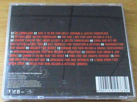 TIMBALAND Shock Value CD