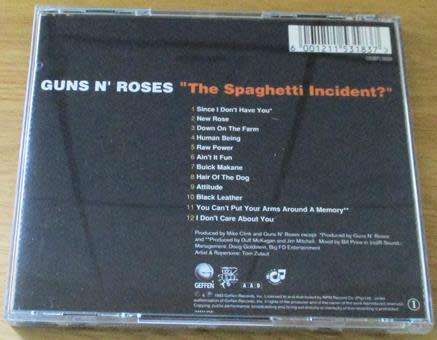 GUNS N ROSES The Spaghetti Incident CD [Shelf Z x 7]